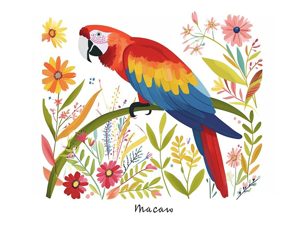 Little Floral Macaw 2 Poster