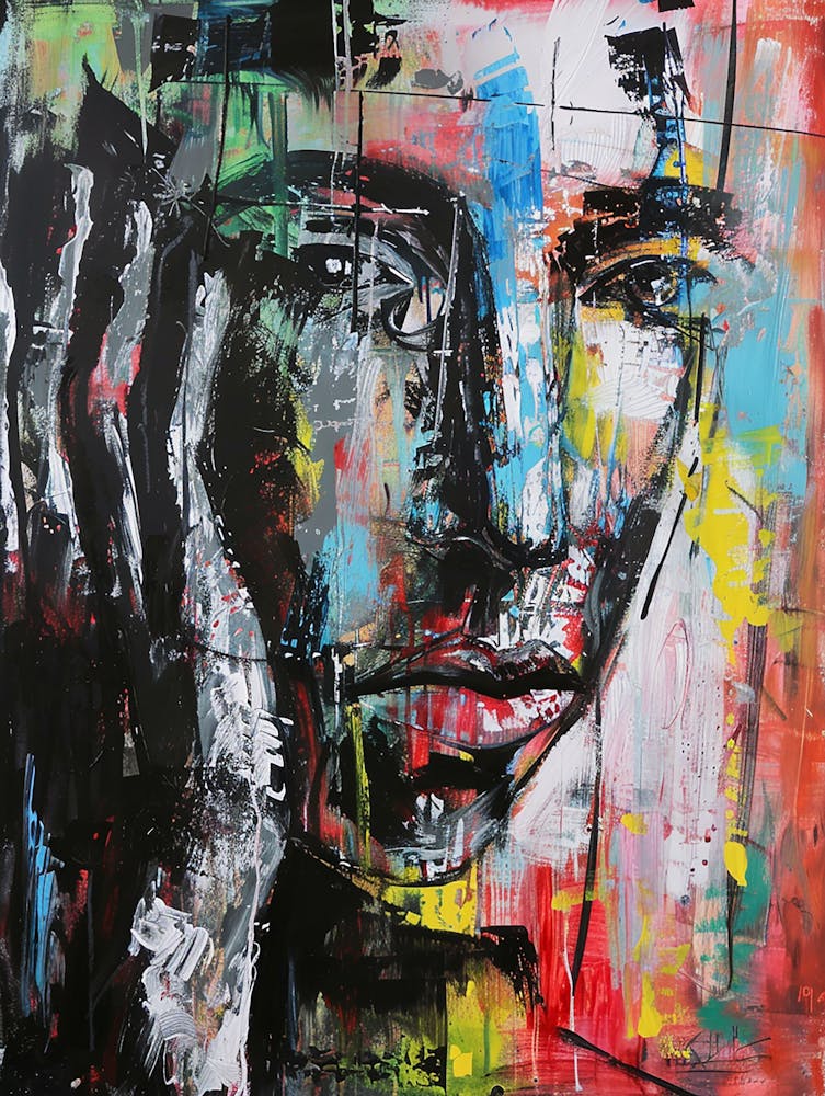 Abstract Of A Woman