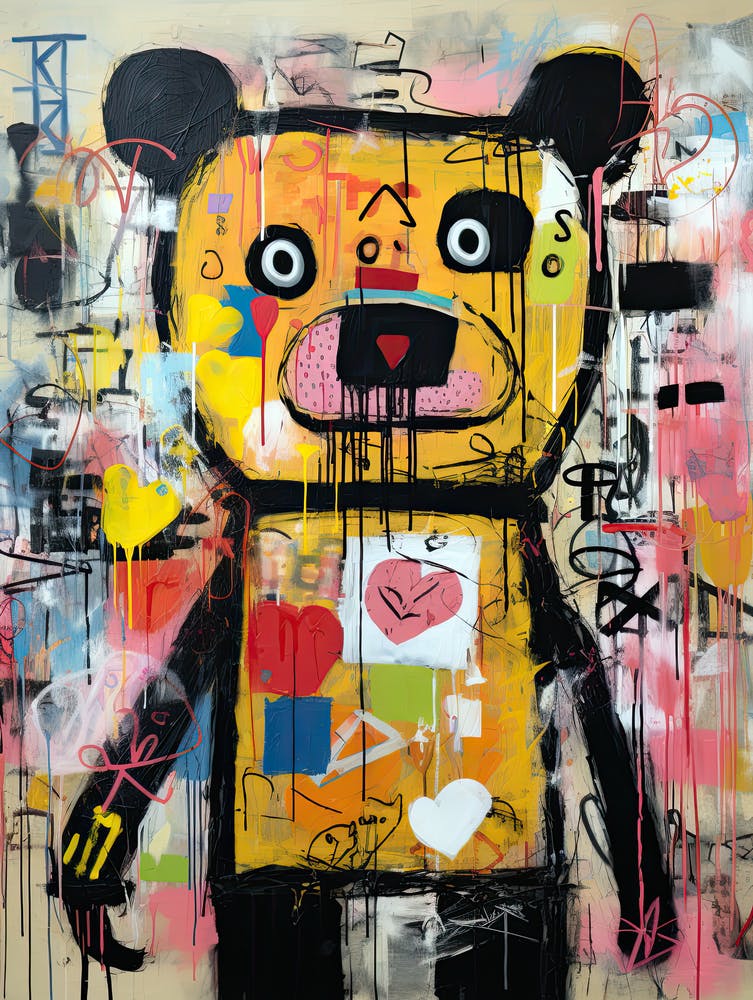 Teddy Street art