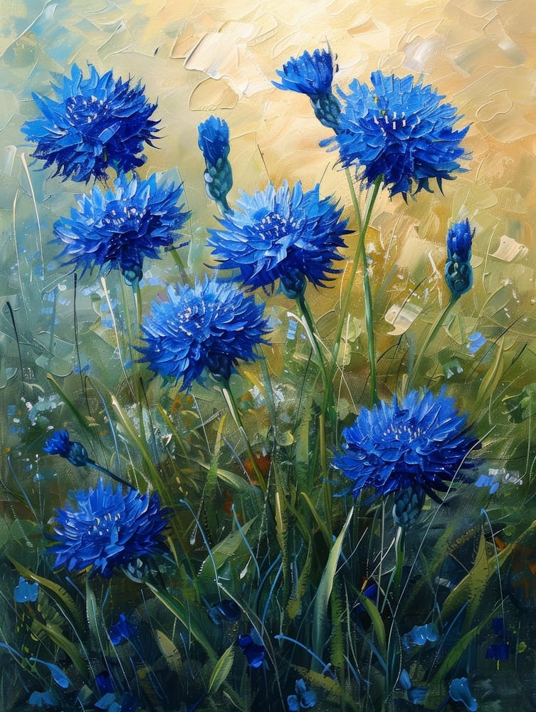 Blue Cornflowers 7