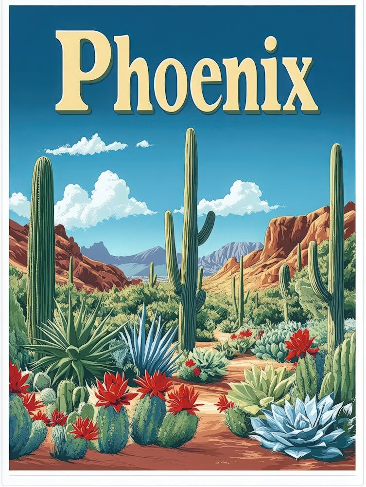 Aihrgdesign Une Affiche de Voyage Mid-Century Modern pour Phoenix Sh 06869fd9 2f2c 414b 98a6 5bc921c6f0c5 0