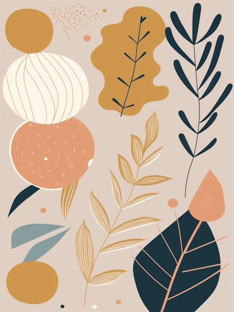 Abstract Leaf Pattern 1