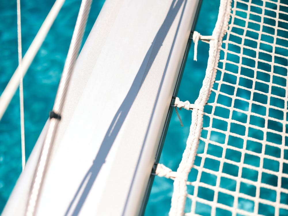 Close Up Catamaran Boat // Ibiza Travel Photography