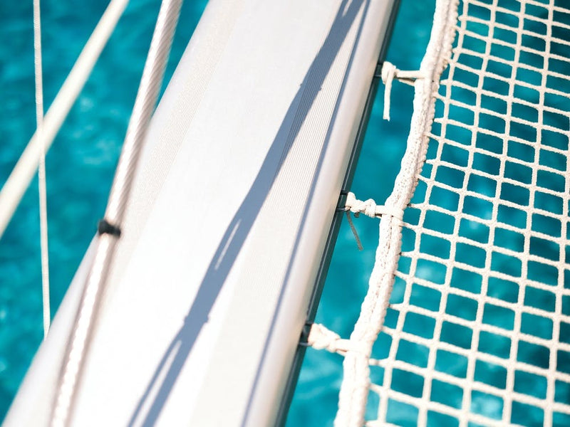 Close Up Catamaran Boat // Ibiza Travel Photography