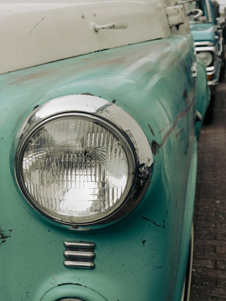 Old vintage Van Headlamp