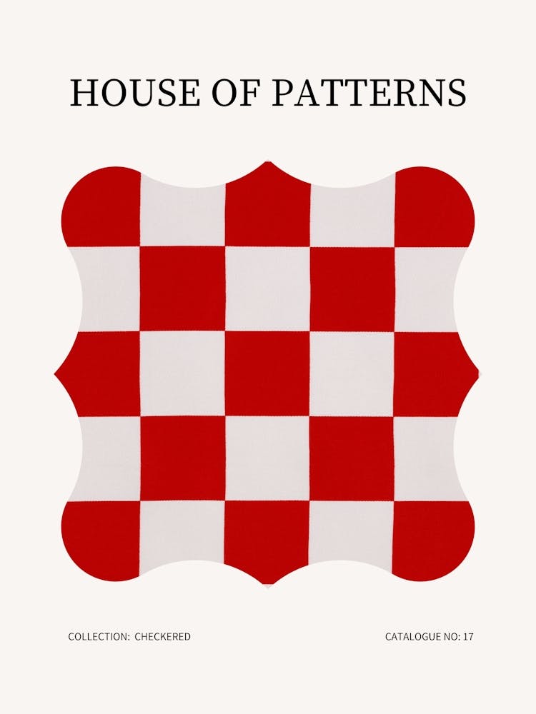 Checkered Pattern Poster 17