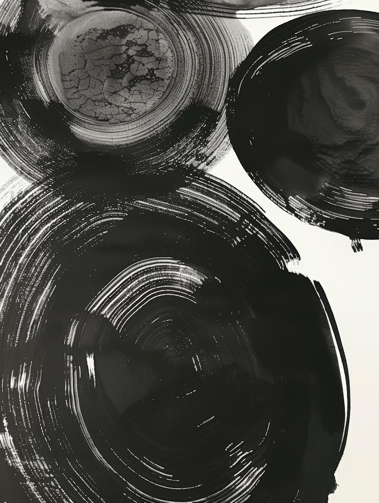 Black And White Circles 9