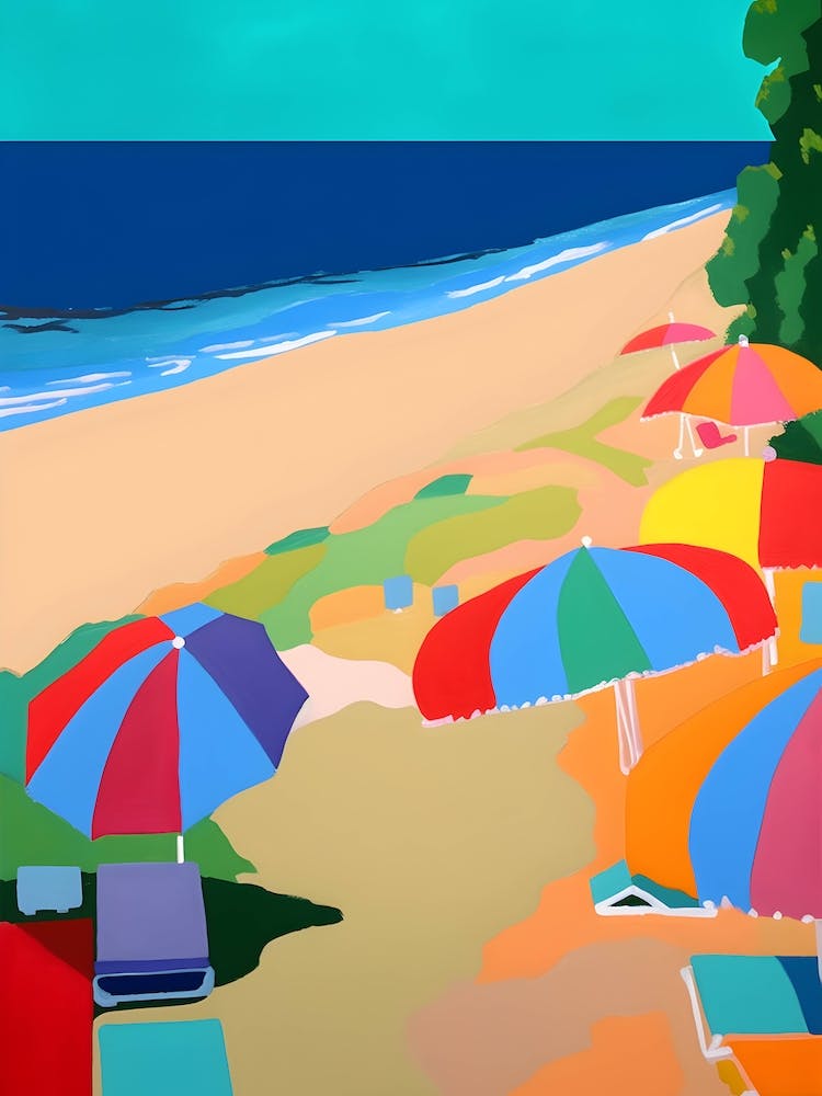 Colorful Beach Umbrellas