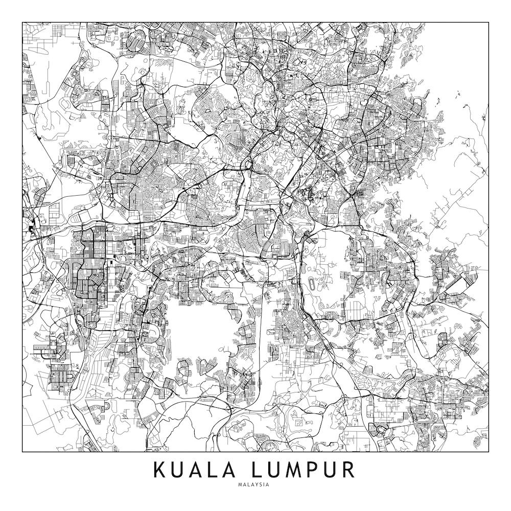 Kuala Lumpur Map Line