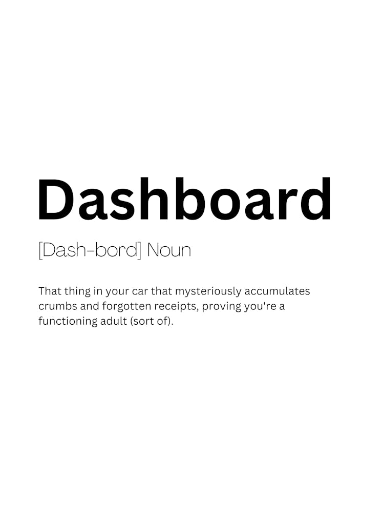 Dashboard Definition Meaning