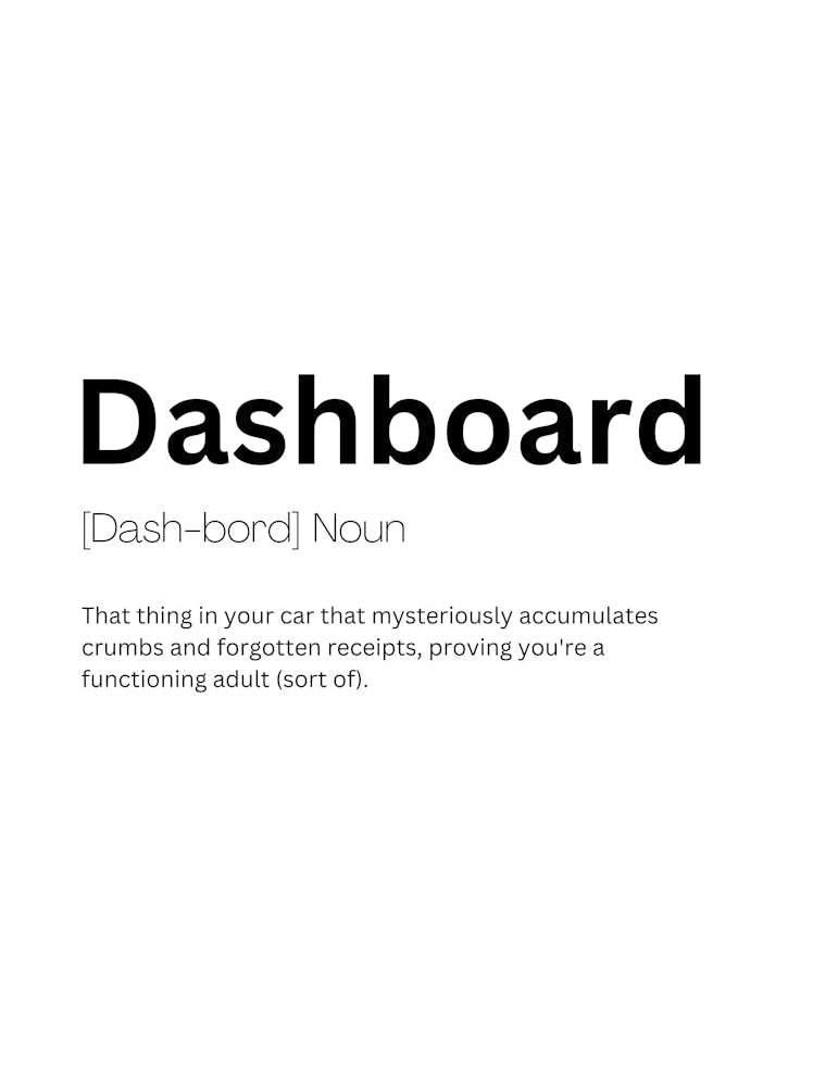 Dashboard Definition Meaning