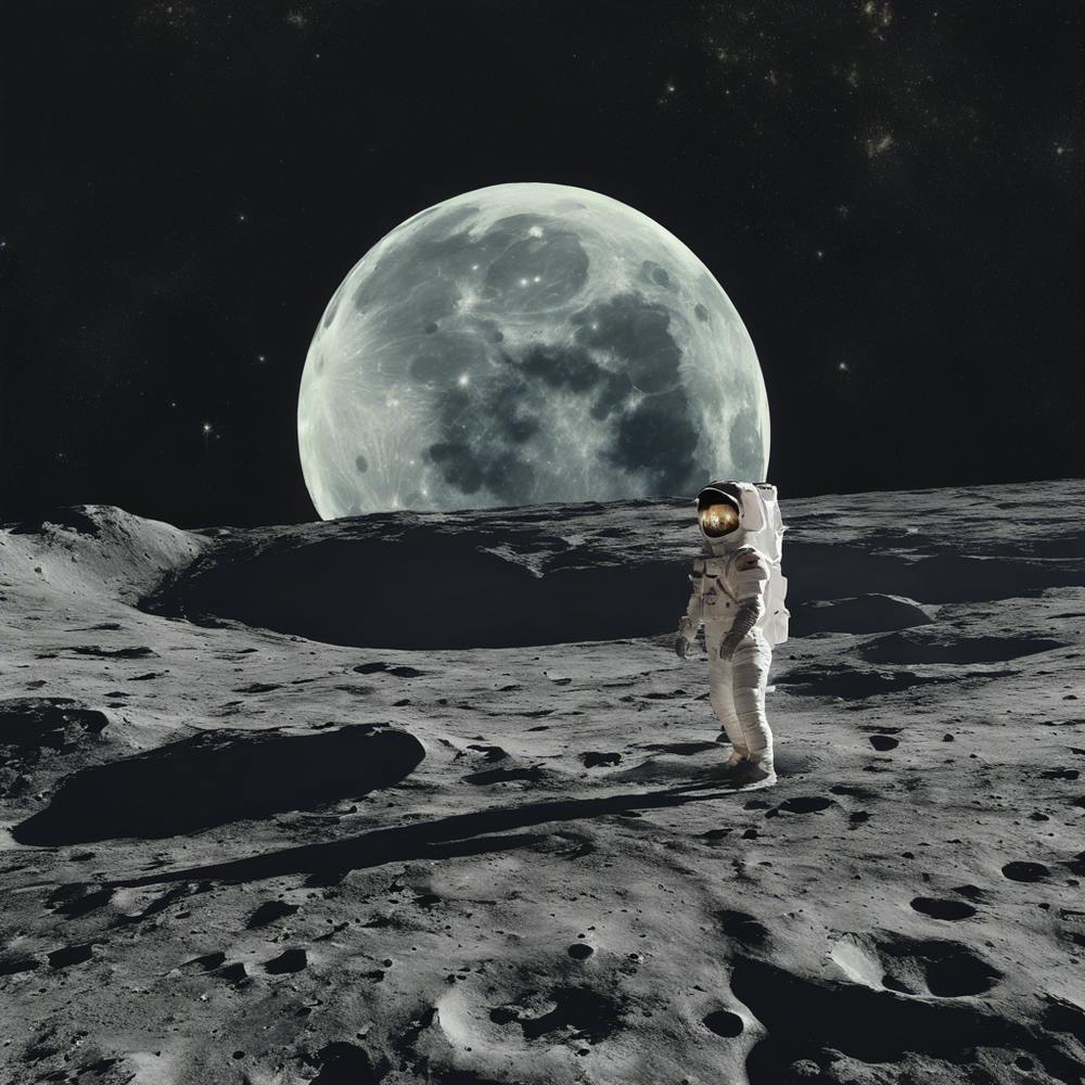 Astronaut On The Moon