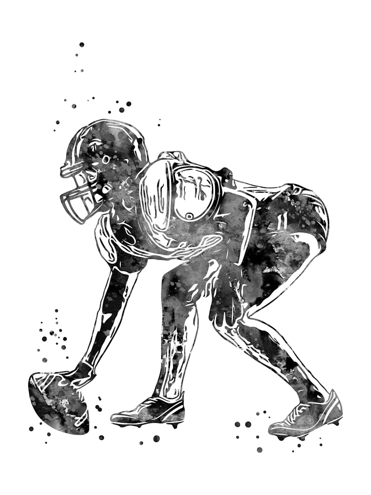 American Football Player Girl