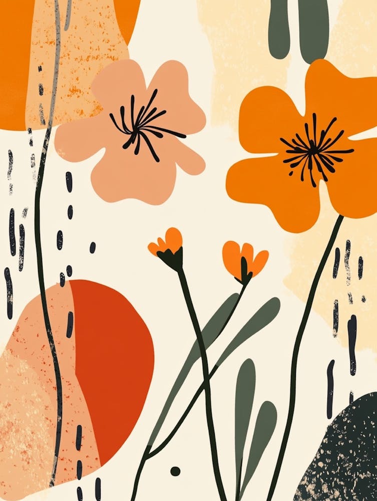 Abstract Floral Painting 9