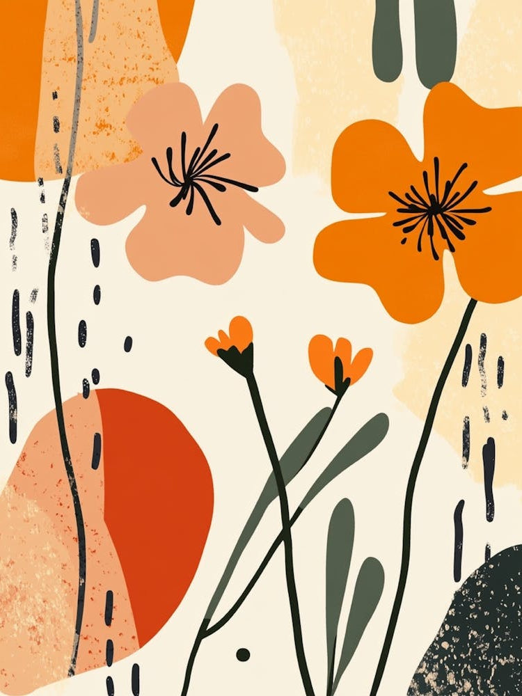 Abstract Floral Painting 9