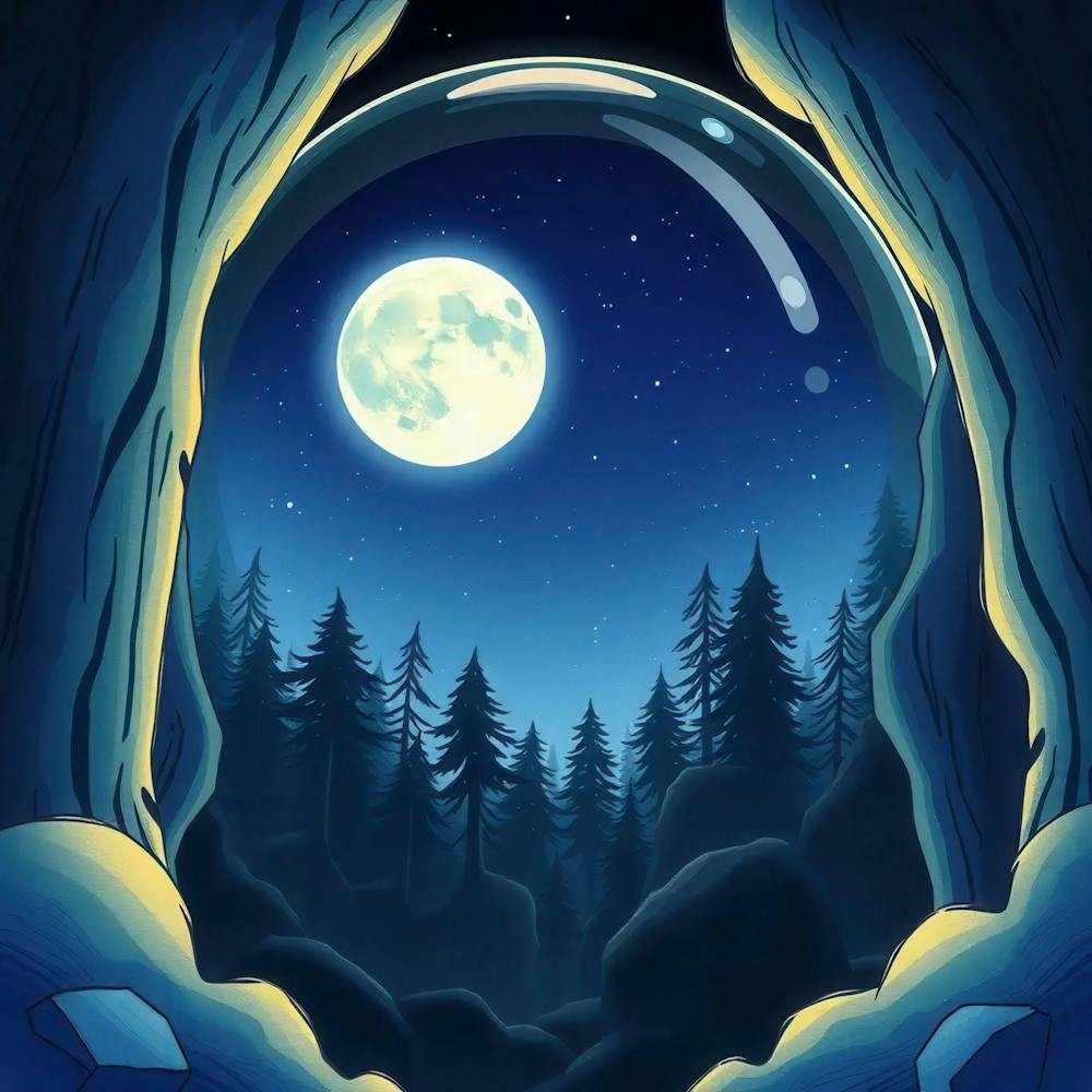 Cave At Night