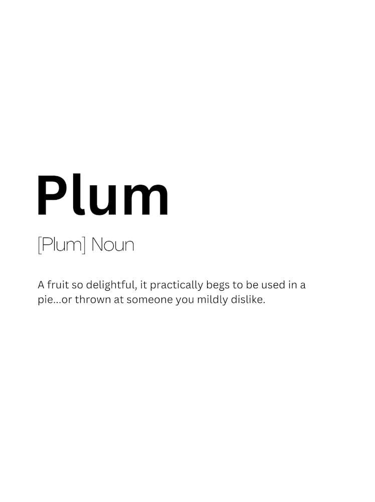 Plum Definition Meaning