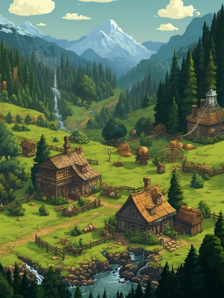 Countryside Pixel Art 1