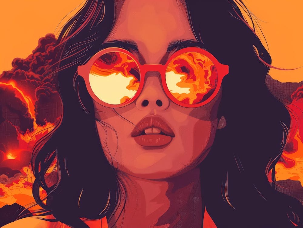 Girl With Sunglasses 1