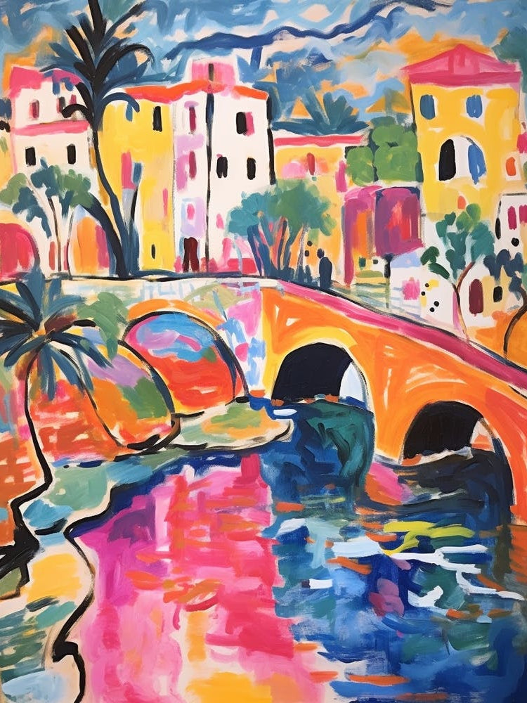 Alexandria Egypt 3 Fauvist Painting