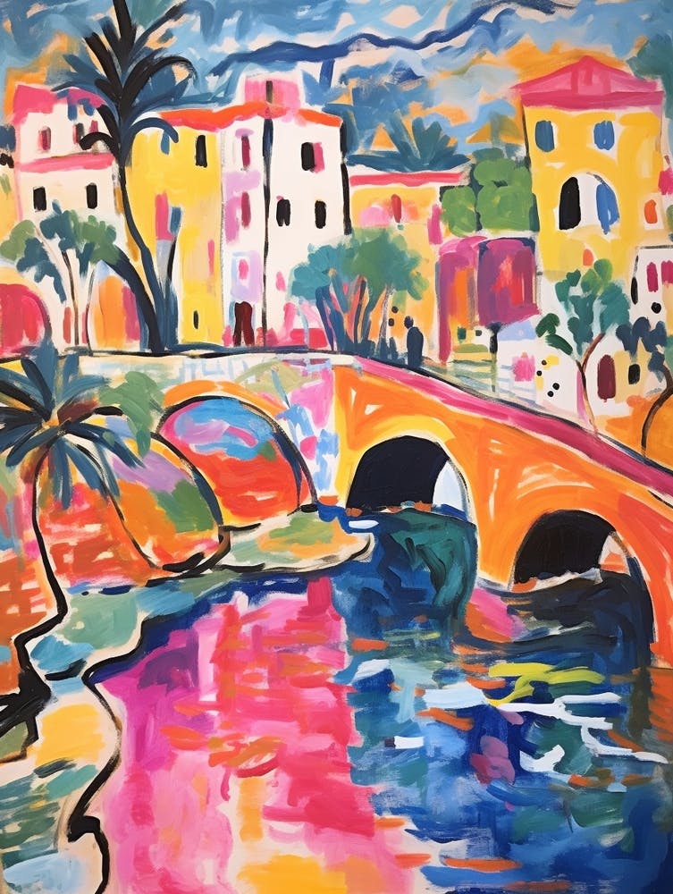 Alexandria Egypt 3 Fauvist Painting