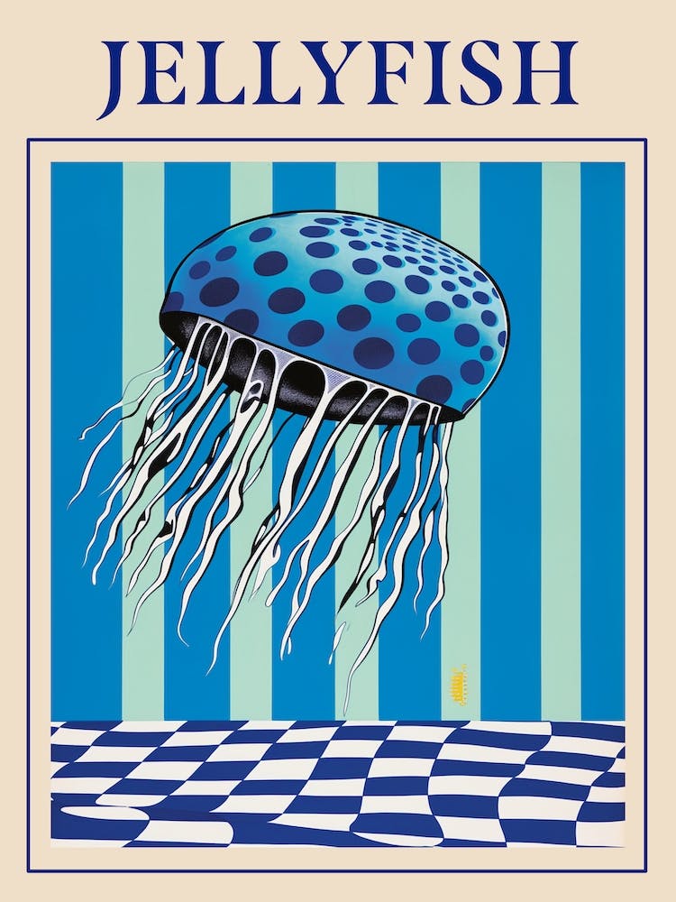 Jellyfish Seafood Poster
