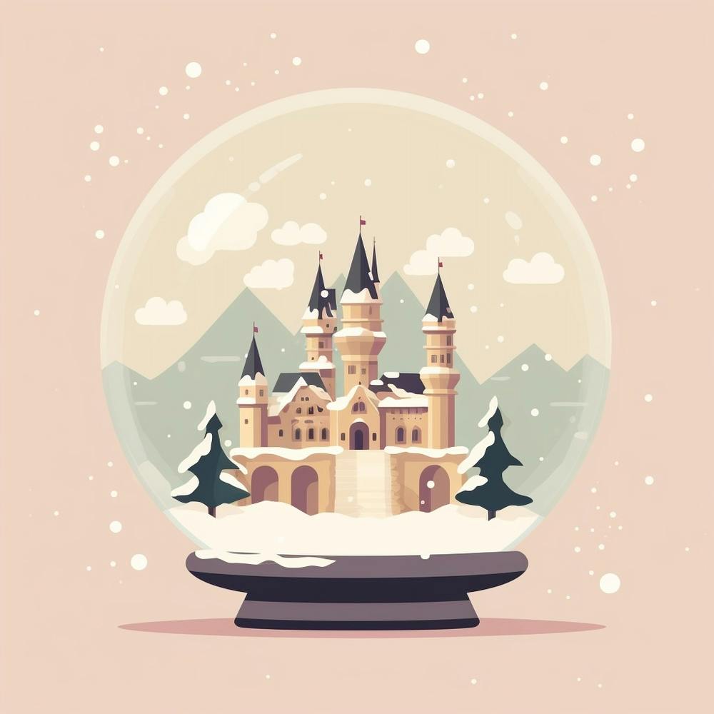 Schloss Neuschwanstein Germany 1 Snowglobe