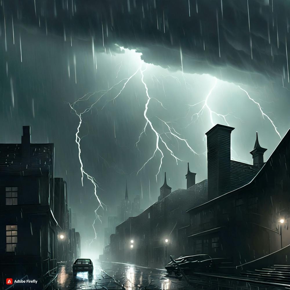 Lightning In The Dark City