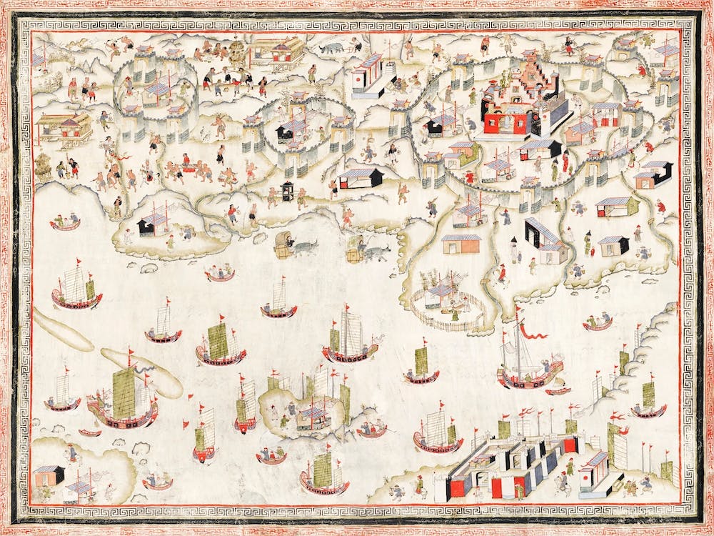 Forts Zeelandia And Provintia And The City Of Tainan