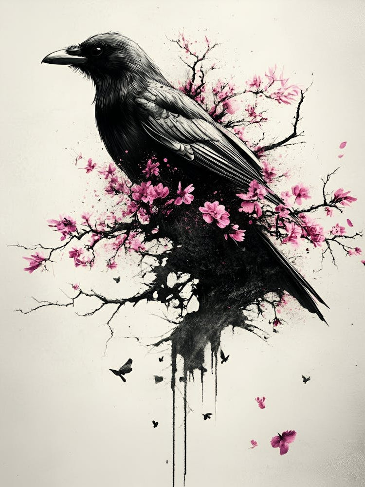 Crow In Bloom 3
