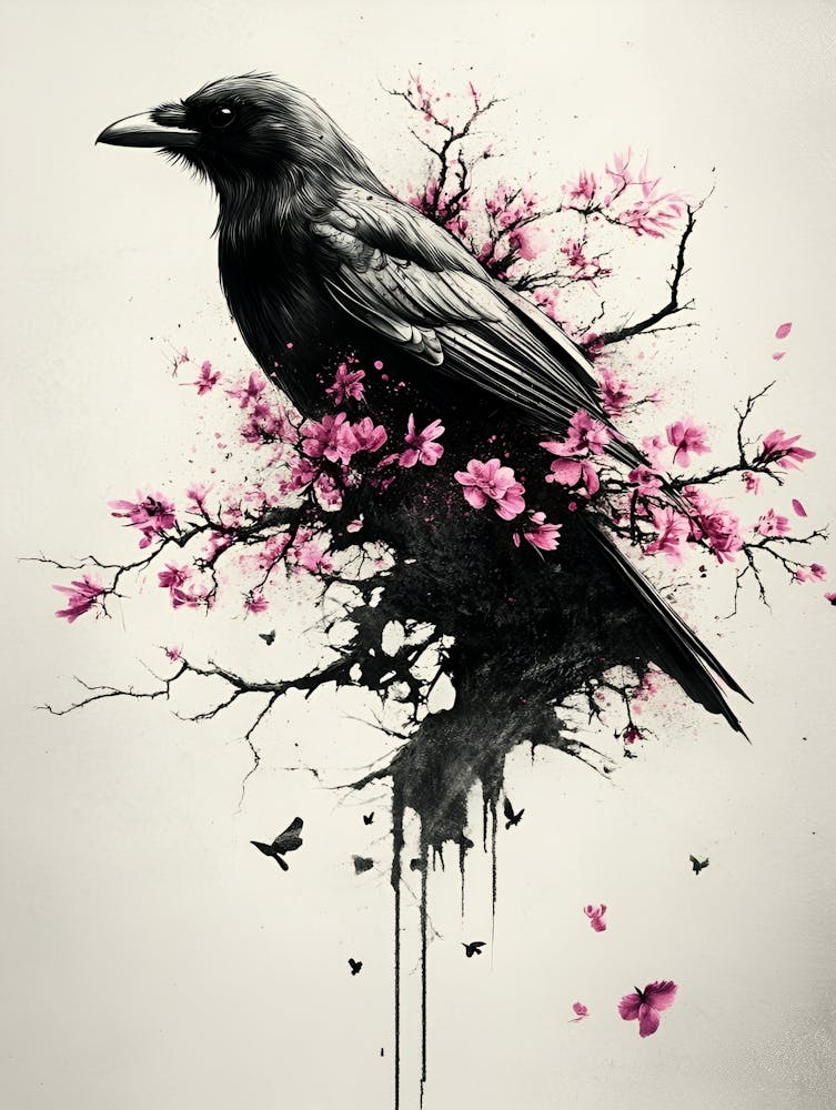 Crow In Bloom 3