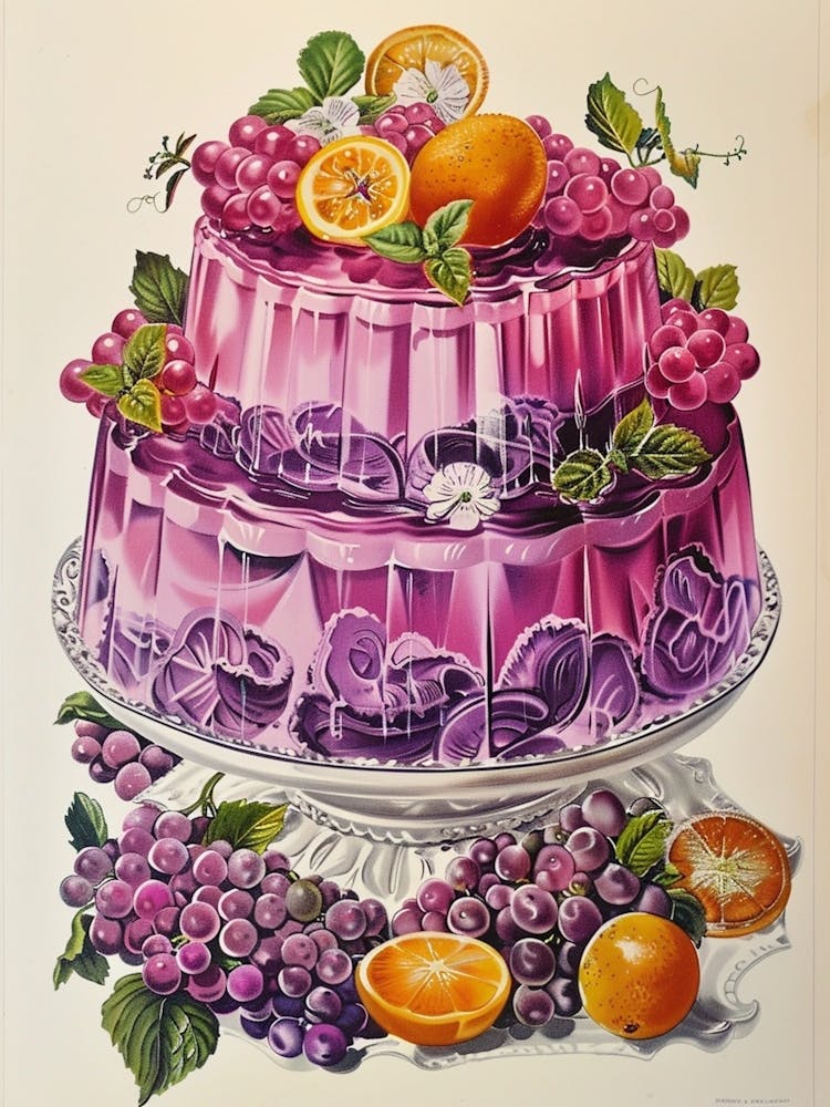 Purple Jelly Vintage Cookbook Inspired 3