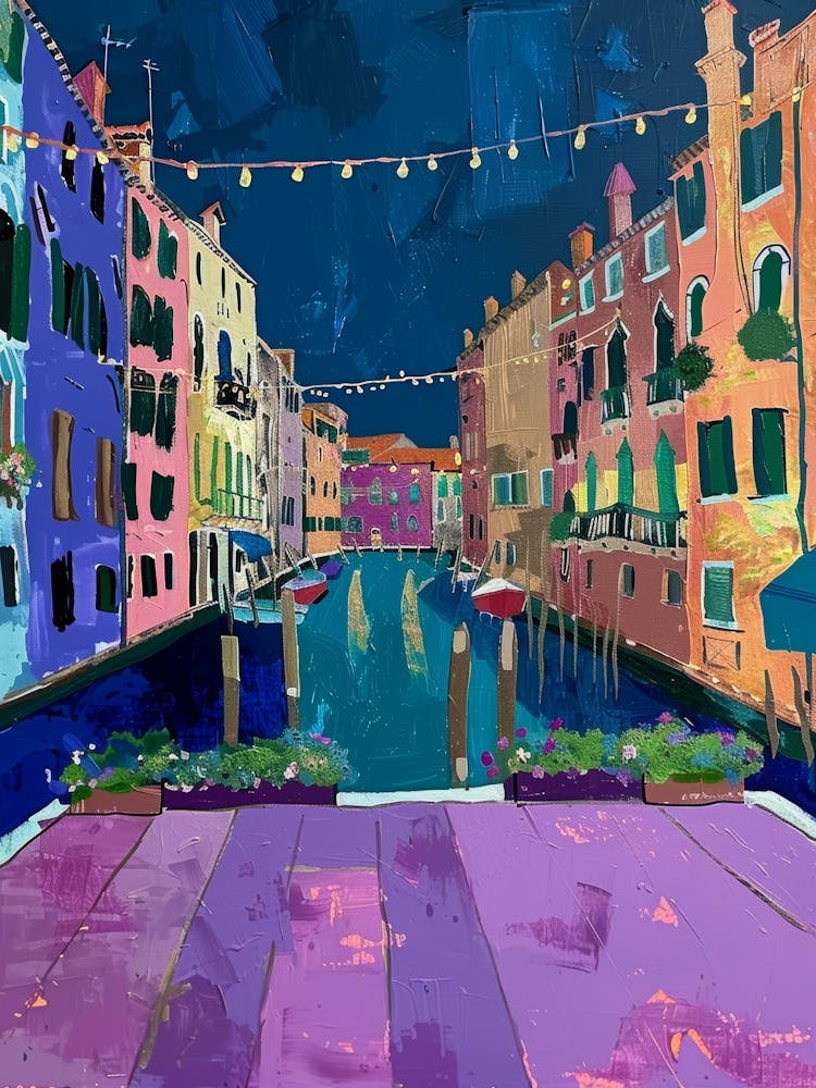 Venice At Night 1