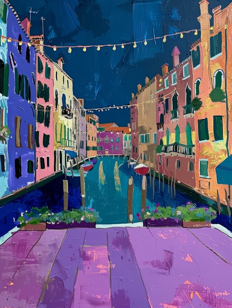 Venice At Night 1