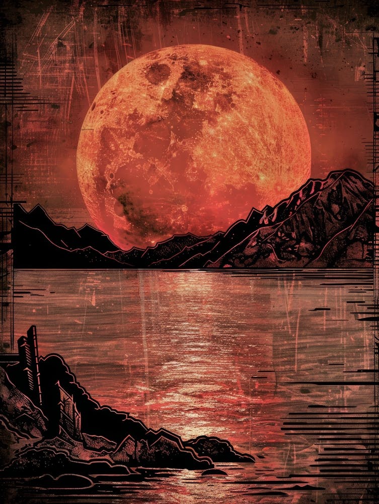 Full Moon Over Water