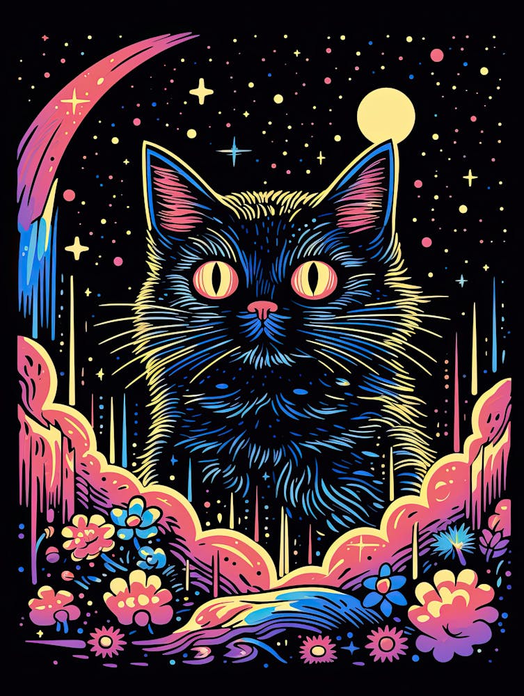 Quantum Meowshift, Psychedelic Cats series