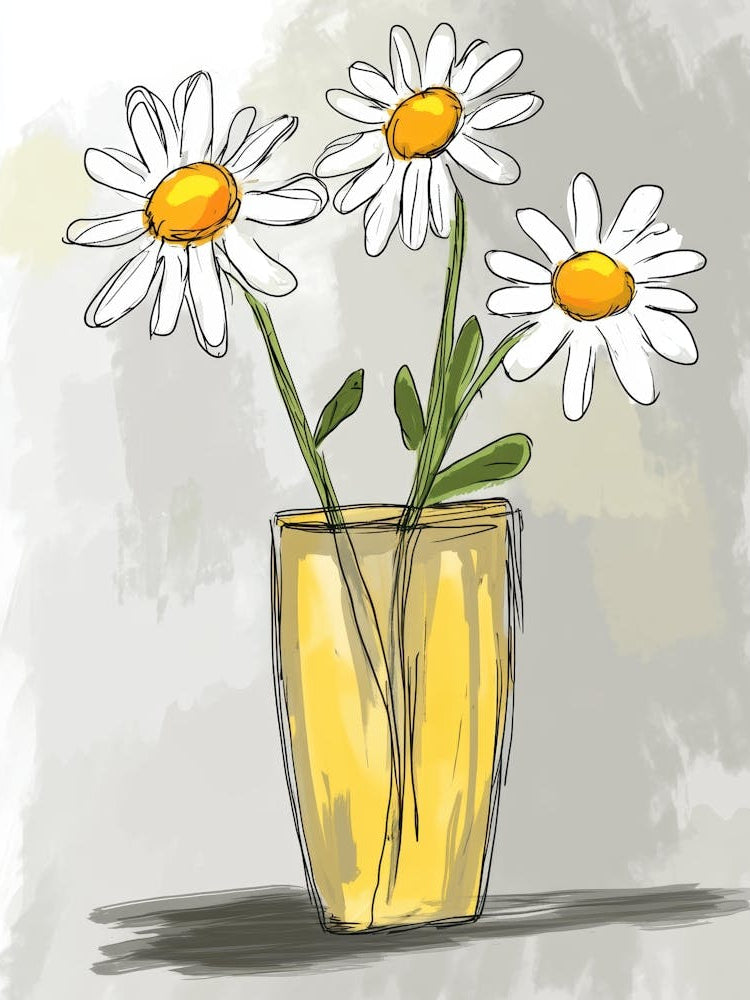 Daisies In A Vase 37
