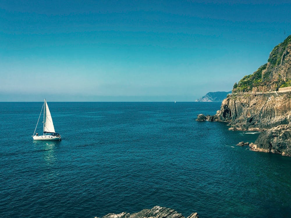 Cinque Terre Italy Blue Sea