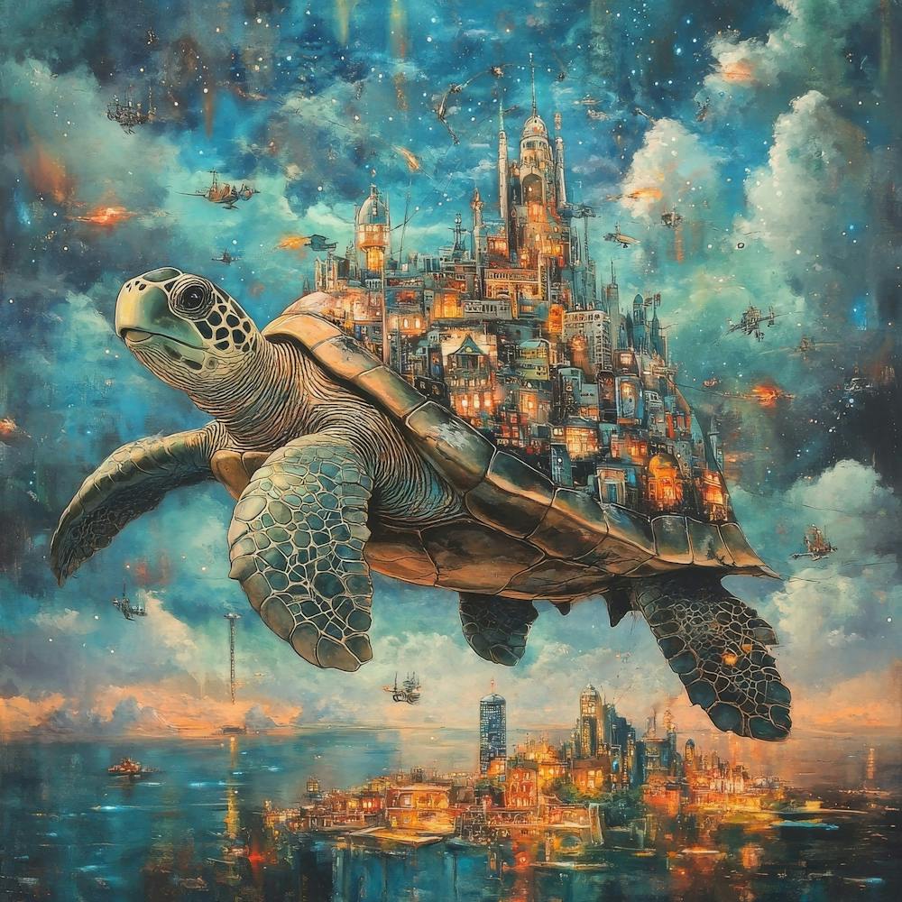 Turtle In The Sky Art 1