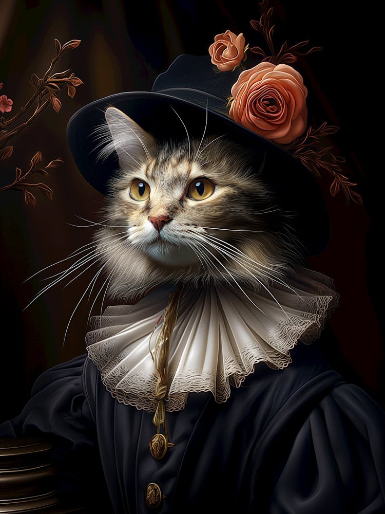 Regal Cat In A Hat D