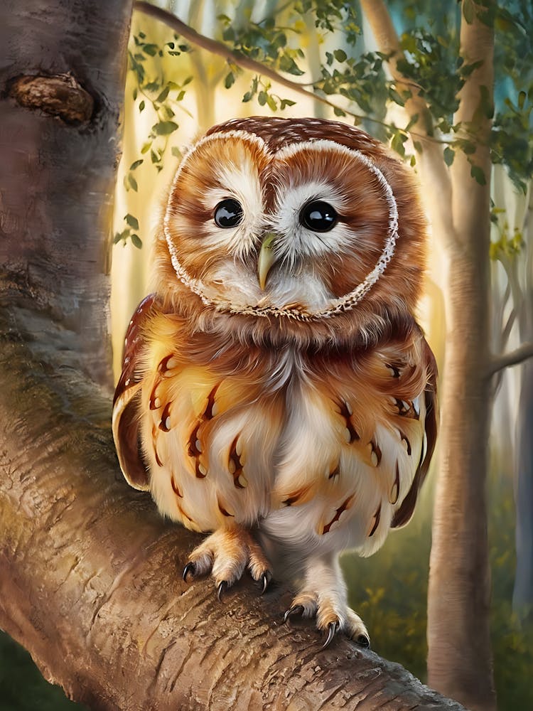 Owl In The Woods