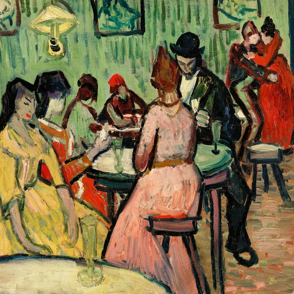 The Brothel (Le Lupanar) (1888) By Vincent Van Gogh