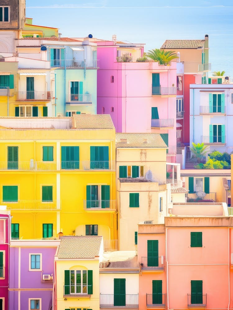 Tropea, Italien Bunte Ansicht 1