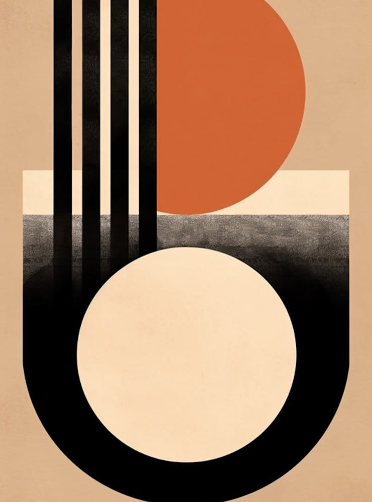 Bauhaus Abstract Painting 1