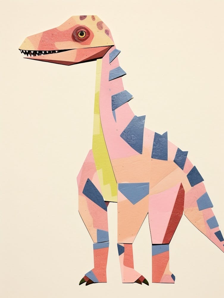 Nursery Dinosaur Art Homalocephale 3