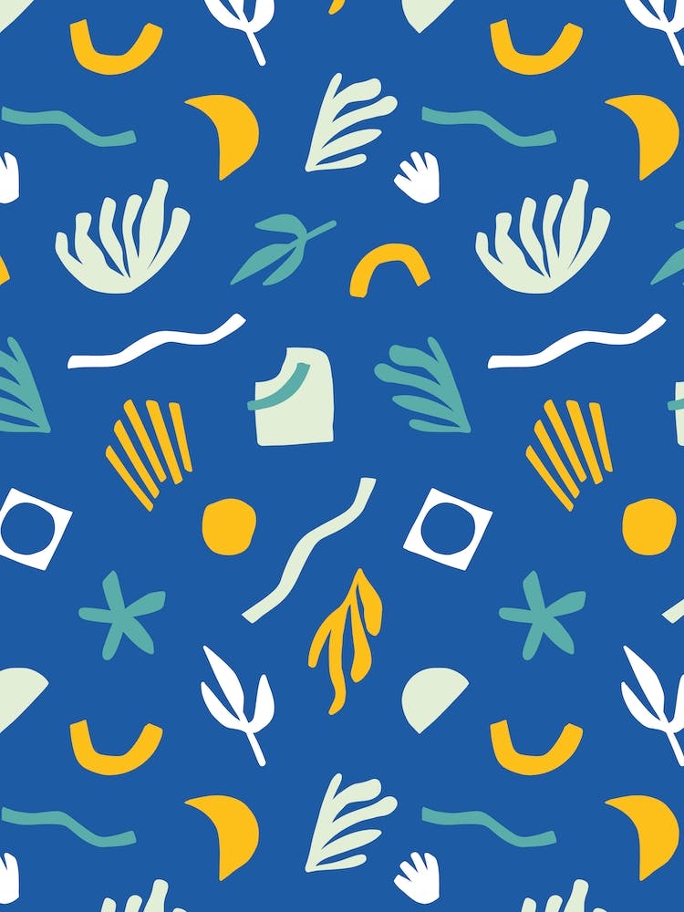 Blue Nature Pattern