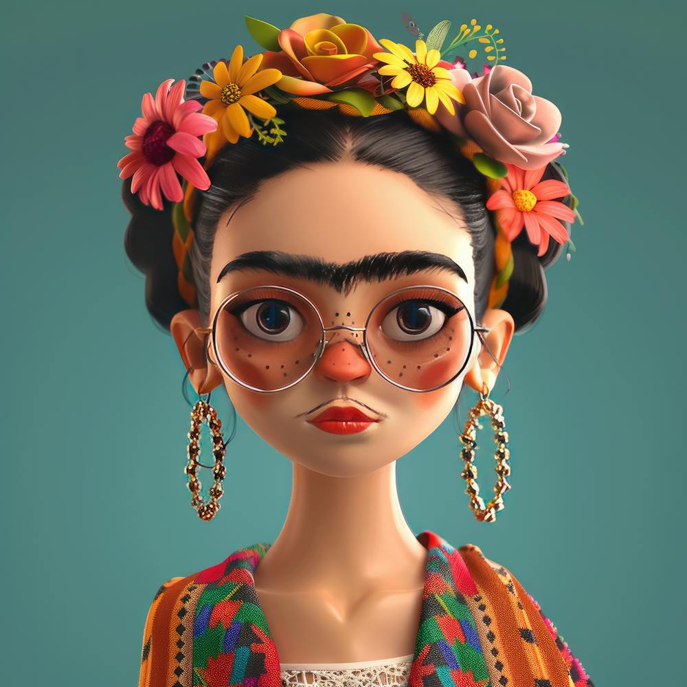Frida Kahlo Avatar Style