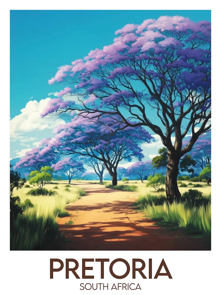 Affiche de voyage Pretoria 1