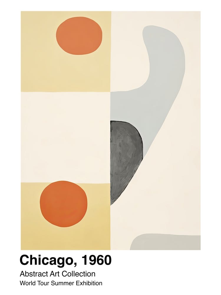 World Tour Exhibition, Abstract Art, Chicago, 1960 12