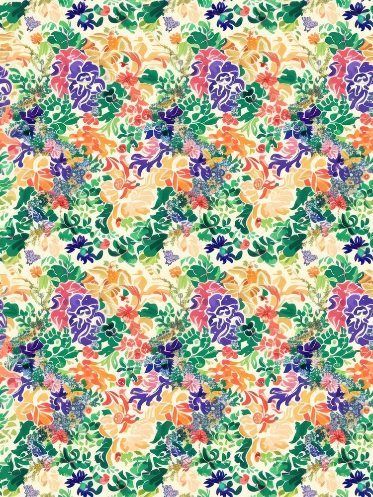 Blossom Bounty London Fabrics Floral Pattern 4